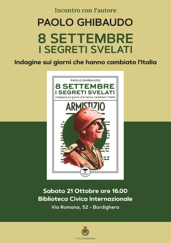 Paolo Ghibaudo Bordighera 21 ottobre 2023 Biblioteca civica internazionale 